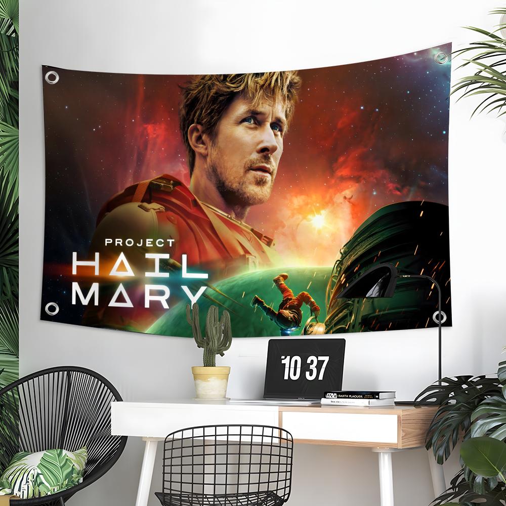 Outdoor Adventure Novels - Bandeiras personalizadas Hail Mary para projetos