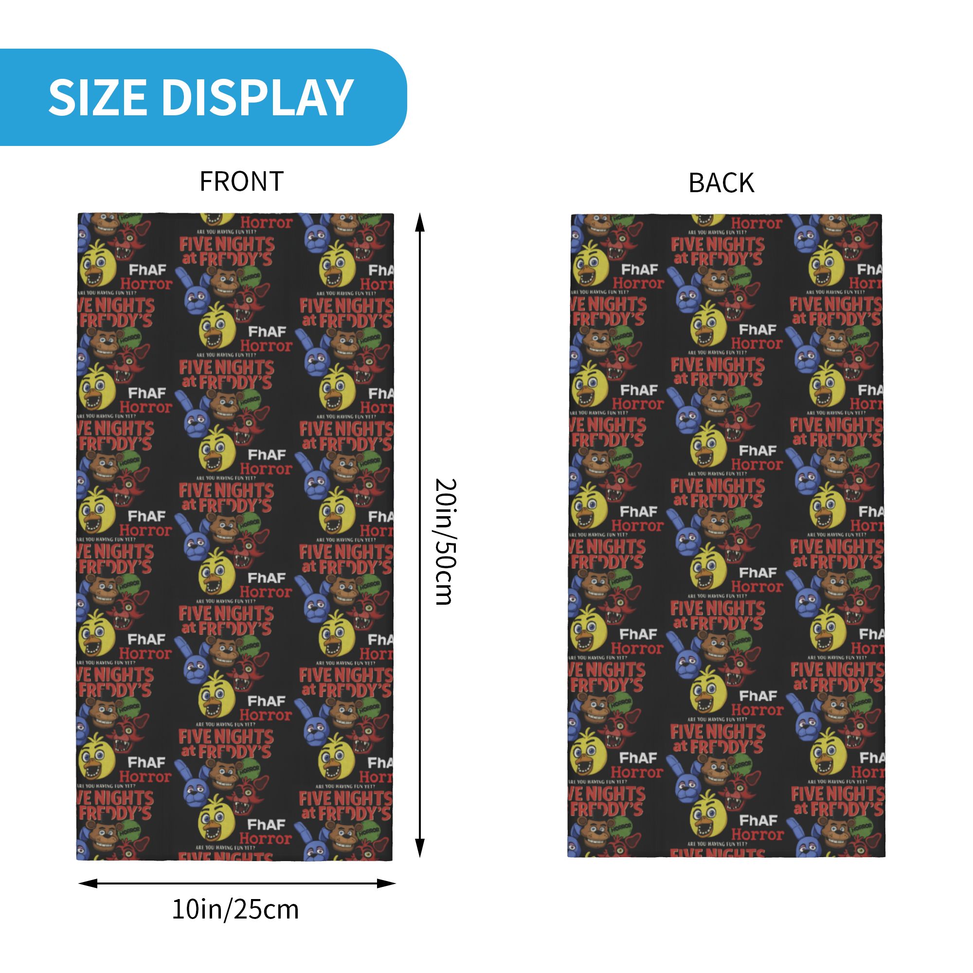 Bandana Personalizada FNAF At  - Outdoor Adventure At avaliação e preço
