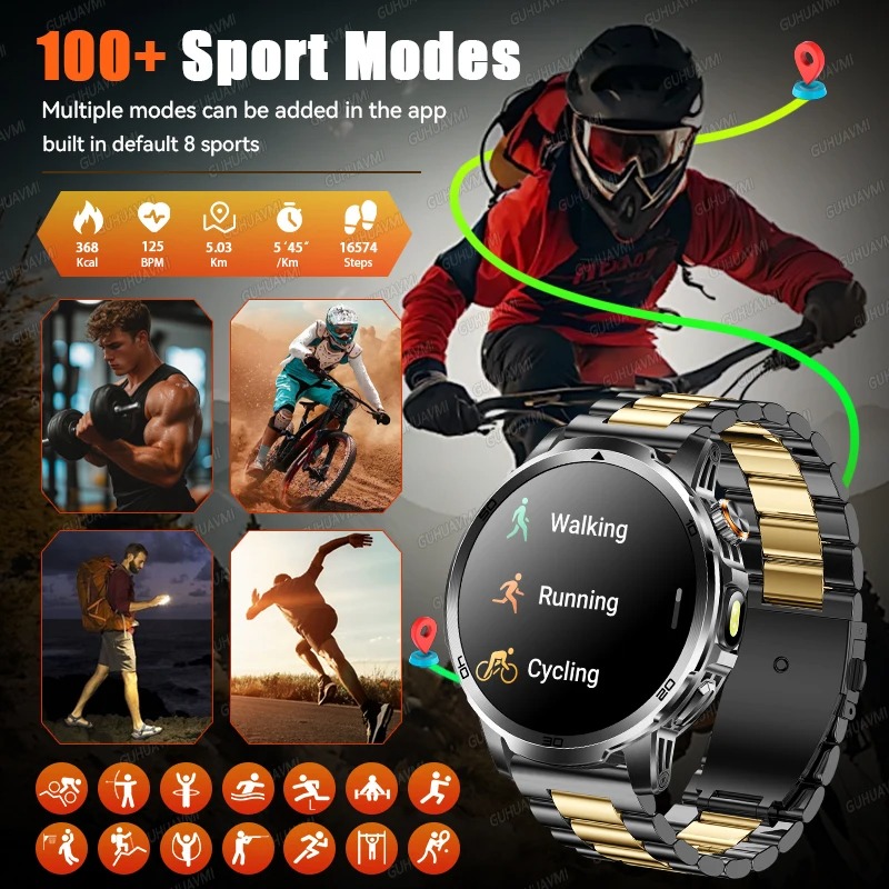 Novo Relógio Inteligente Milit - Outdoor Adventure Watches avaliação e preço