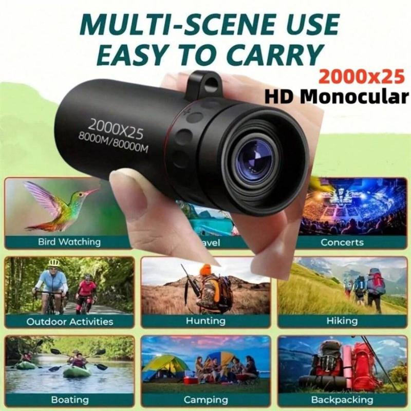 Telescópio monocular portátil  - Outdoor Adventure Watches avaliação e preço
