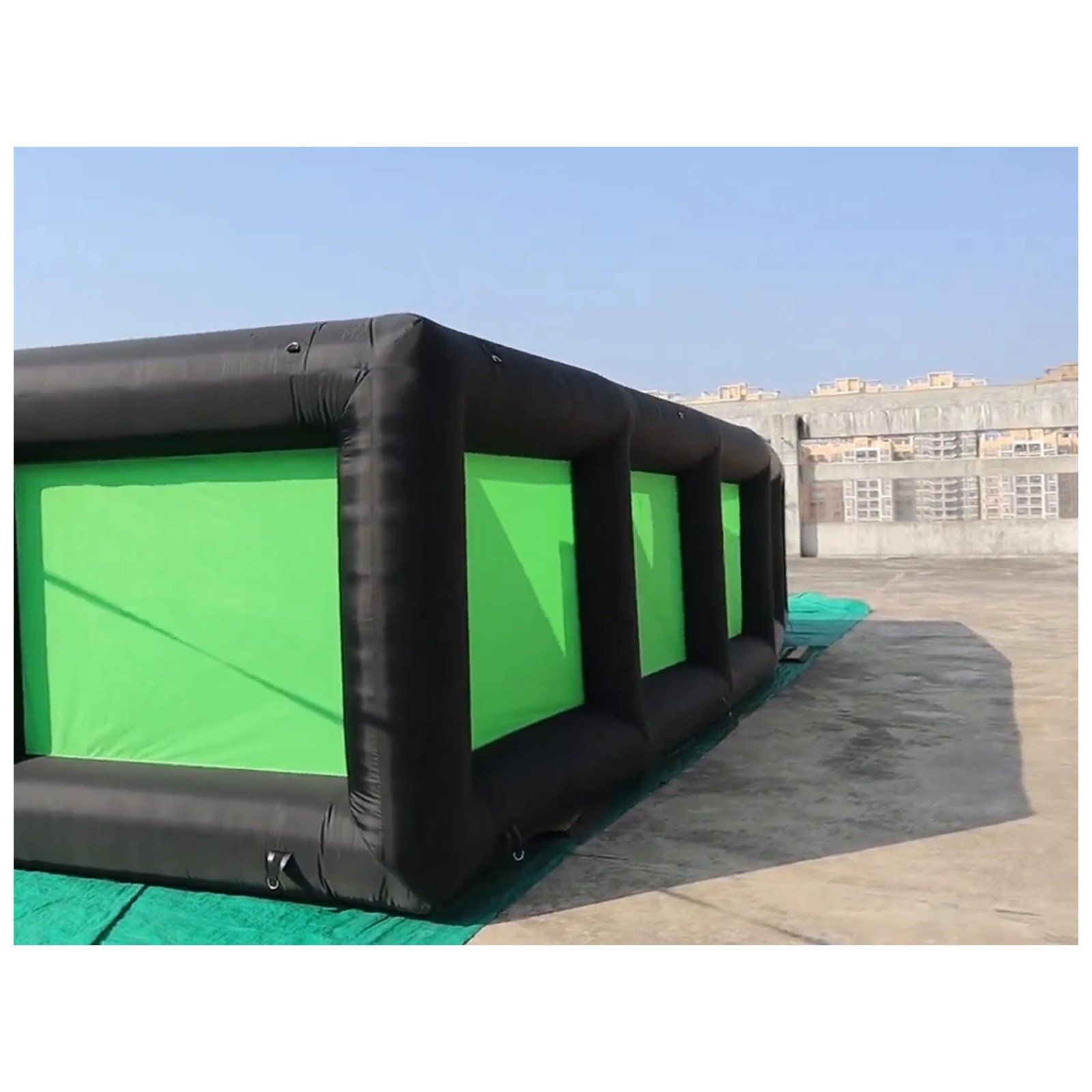 Labirinto Inflável Preto e Ver - Outdoor Adventure Rentals avaliação e preço