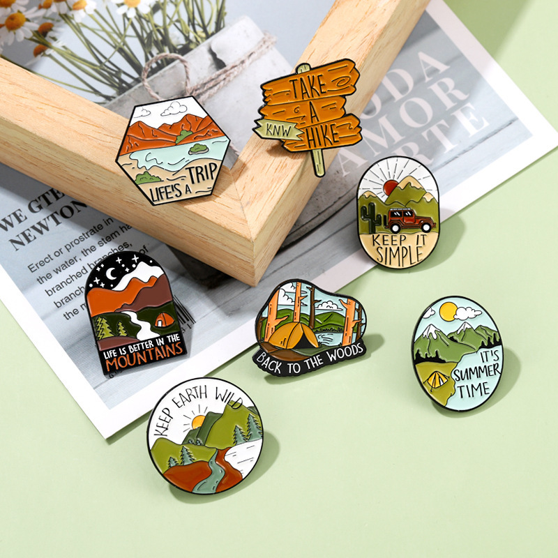 Pins Esmaltados de Aventura ao - Outdoor Adventure Friends avaliação e preço