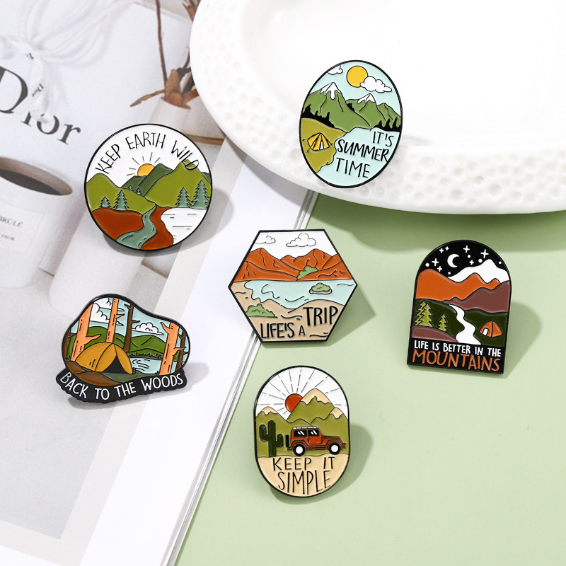 Pins Esmaltados de Aventura ao - Outdoor Adventure Friends avaliação e preço