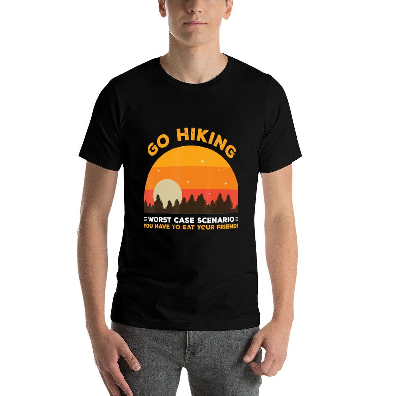 Camiseta Divertida para Caminh - Outdoor Adventure Friends avaliação e preço
